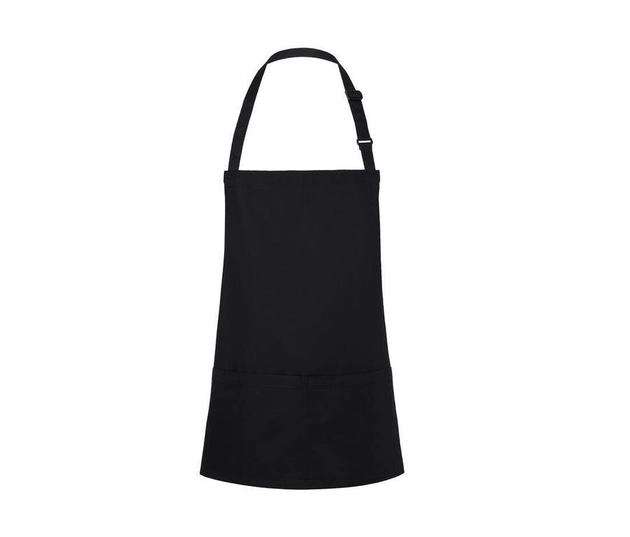 Short Bib Apron Basic With Buckle And Pocket