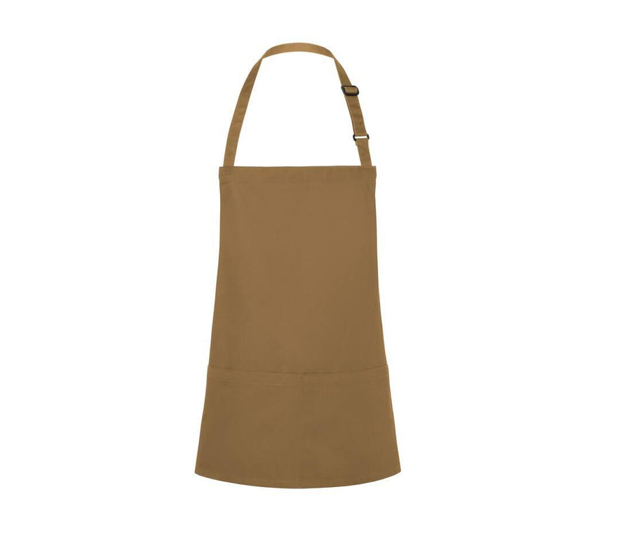 Short Bib Apron Basic With Buckle And Pocket
