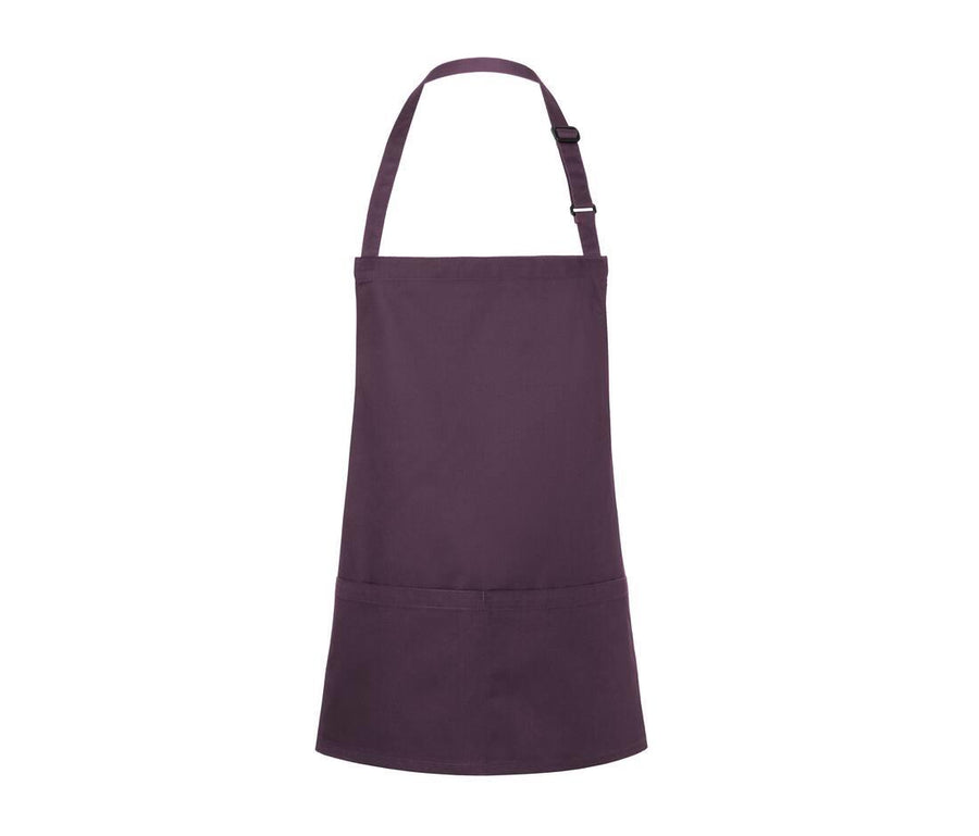 Short Bib Apron Basic With Buckle And Pocket