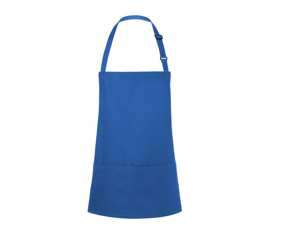 Short Bib Apron Basic With Buckle And Pocket