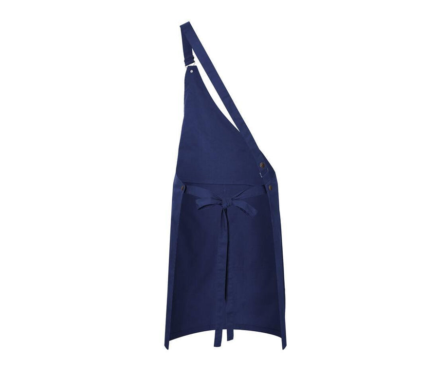 Asymmetrical Bib Apron Classic With Pocket