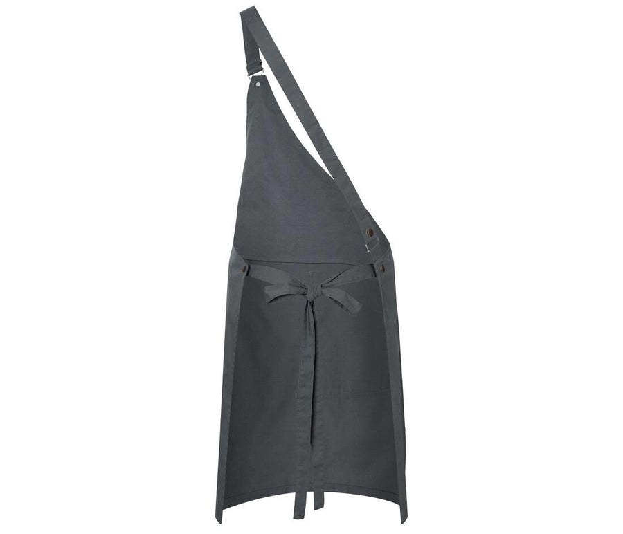 Asymmetrical Bib Apron Classic With Pocket