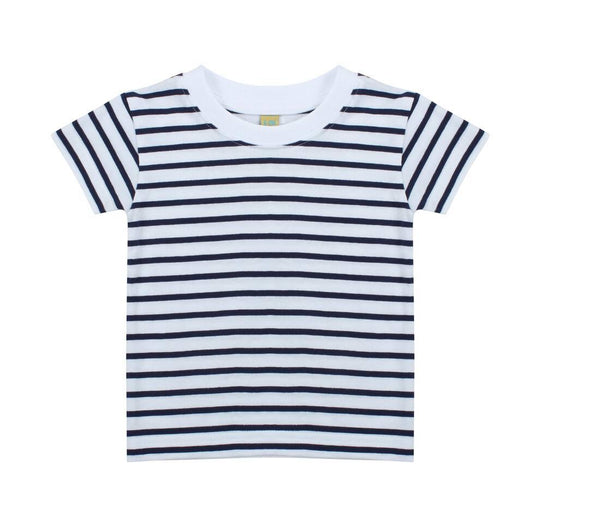 Larkwood Kids Striped Crew Neck T Shirt