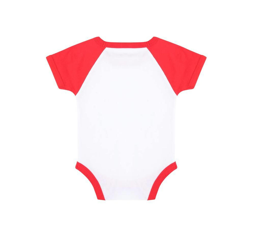 Short Sleeved Baseball Bodysuit