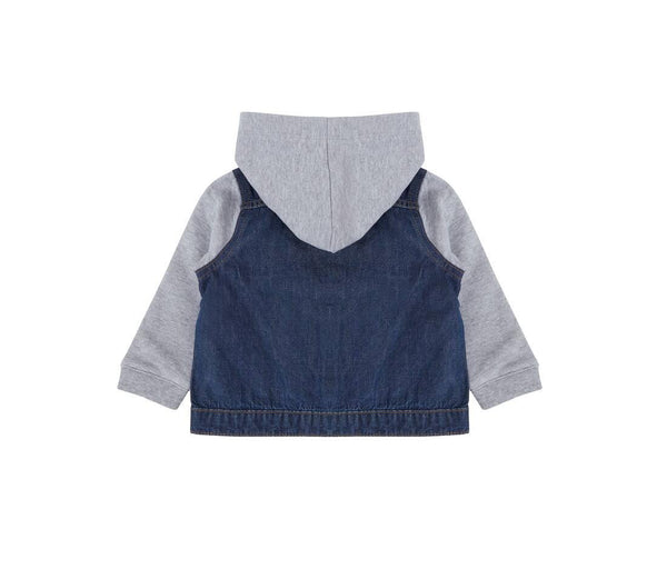 Denim Jacket With Hood