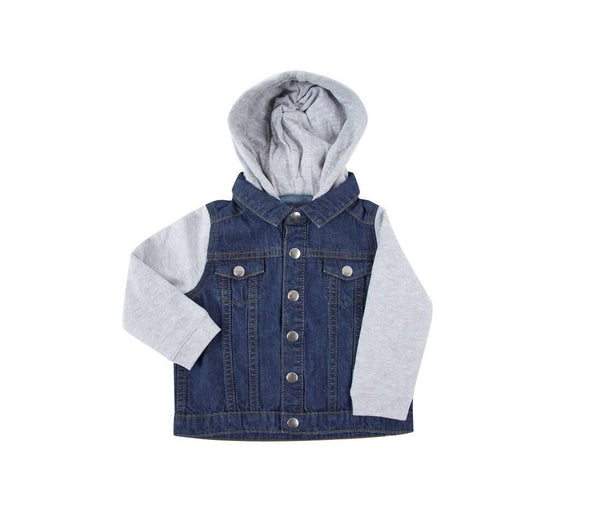 Larkwood Denim Jacket With Hood