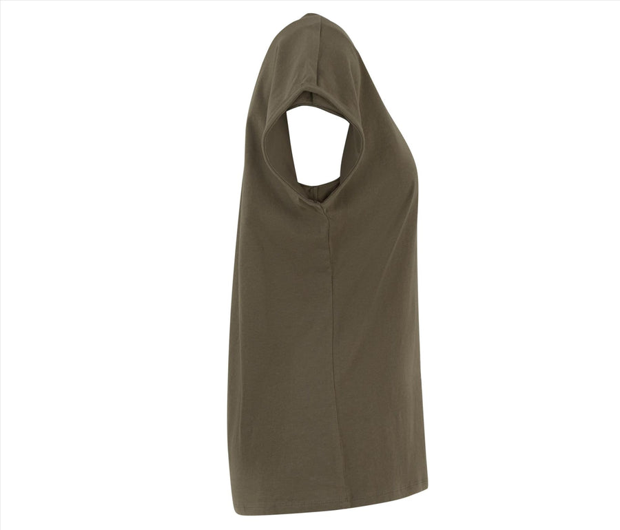 Ladies Regular Extended Shoulder Tee