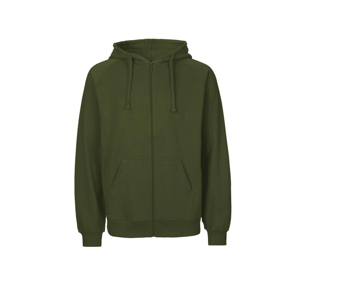 Neutral Mens Hoodie With Zip