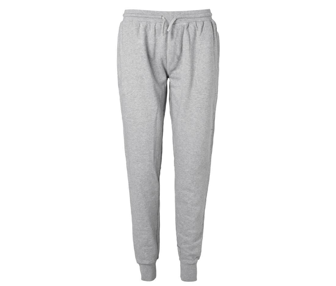 Neutral Sweatpants With Cuff And Zip Pocket