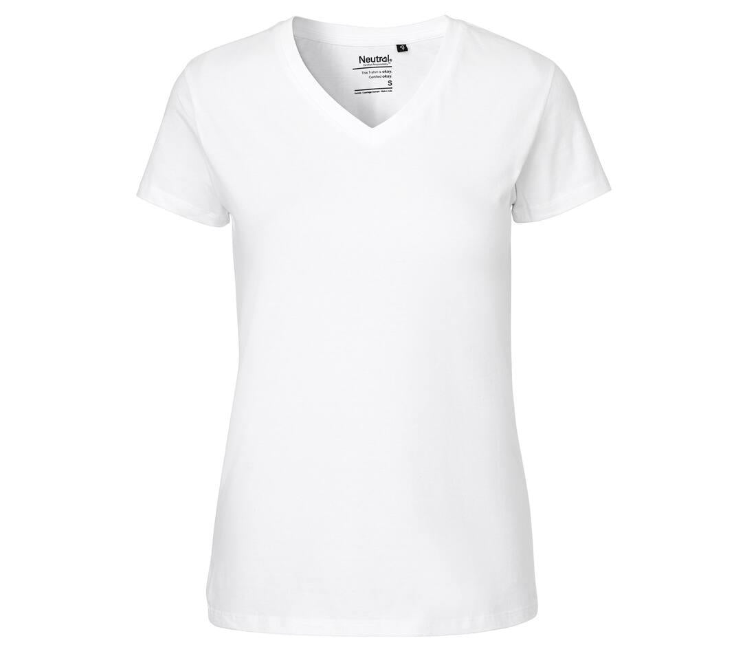 Neutral Ladies V-neck T-shirt