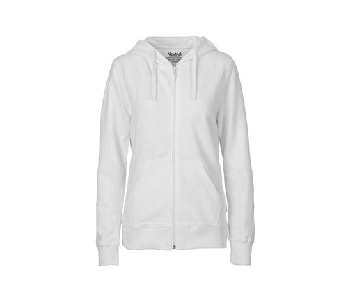 Neutral Ladies Hoodie With Zip