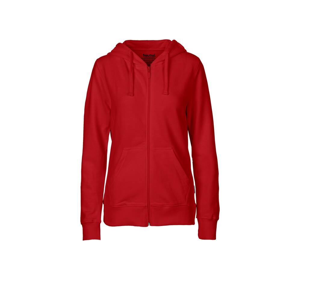 Neutral Ladies Hoodie With Zip