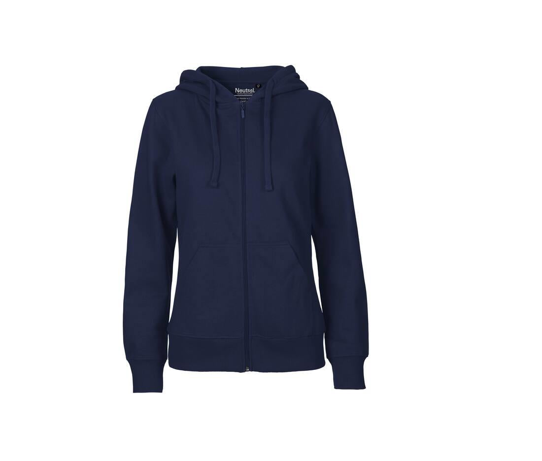 Neutral Ladies Hoodie With Zip