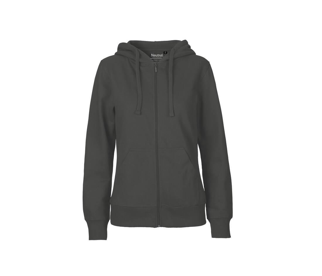 Neutral Ladies Hoodie With Zip