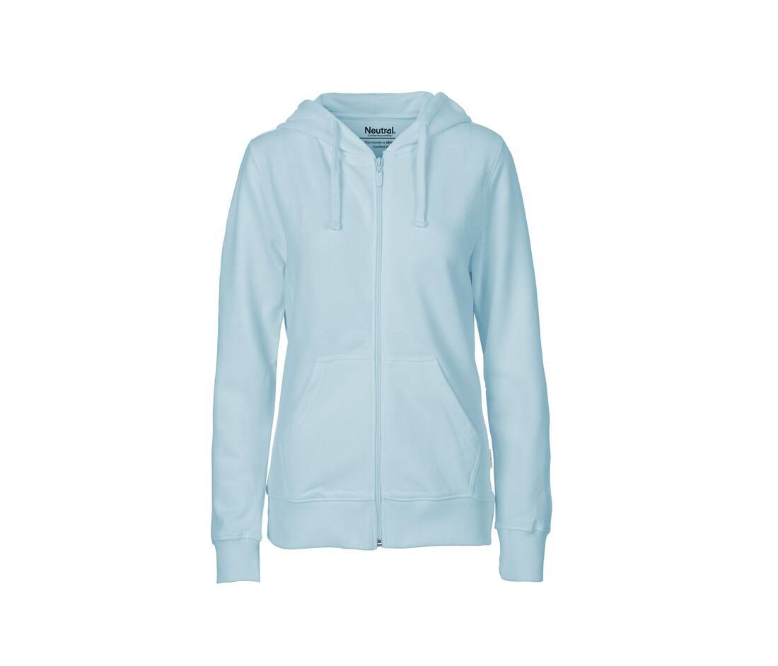 Neutral Ladies Hoodie With Zip