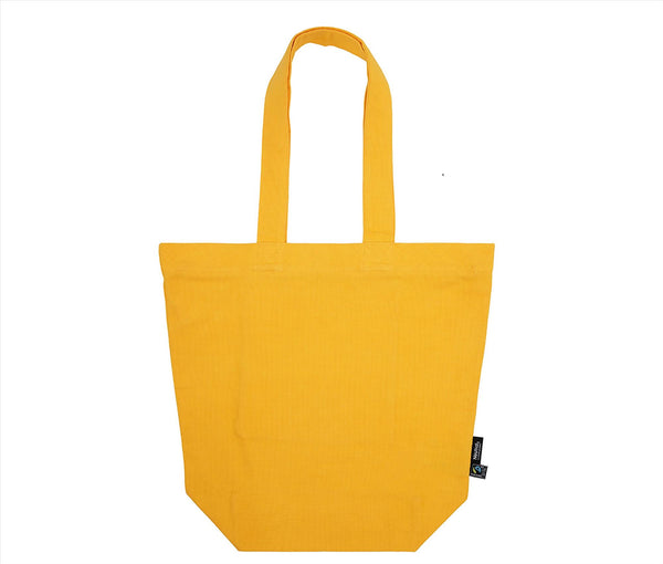 Neutral Shopping Bag With Zipper