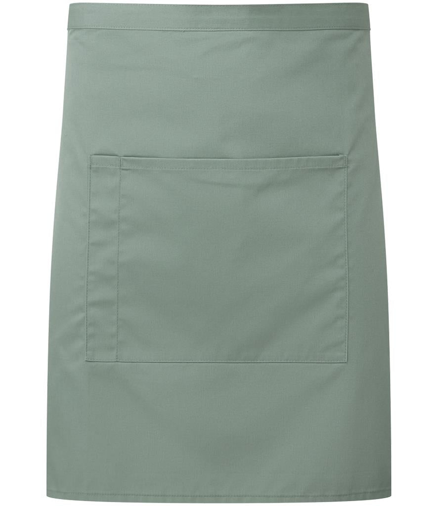 'Colours' Mid Length Apron With Pocket