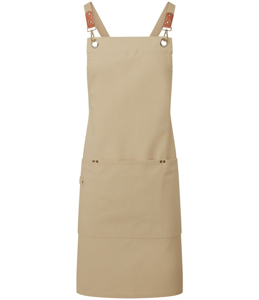 Clip 'n' Clasp Cross Back Bib Apron