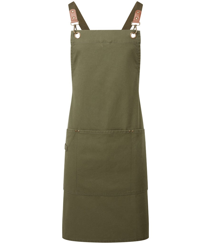 Clip 'n' Clasp Cross Back Bib Apron