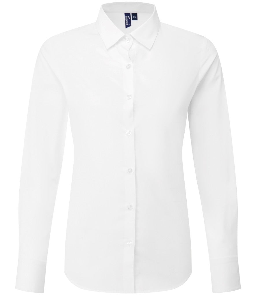 Ladies Recyclight® Long Sleeve Poplin Shirt