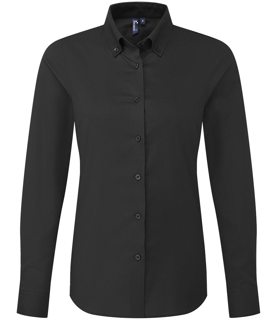 Ladies Supreme Long Sleeve Oxford Shirt