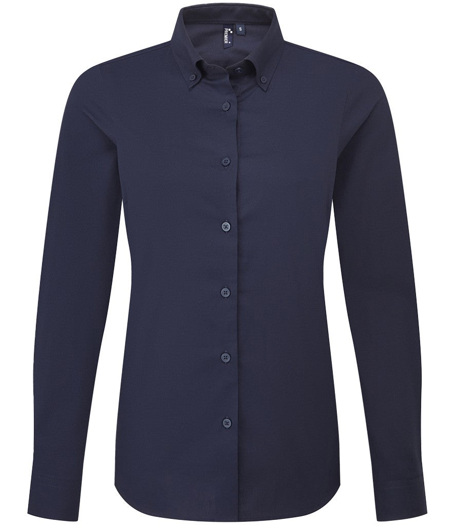 Ladies Supreme Long Sleeve Oxford Shirt