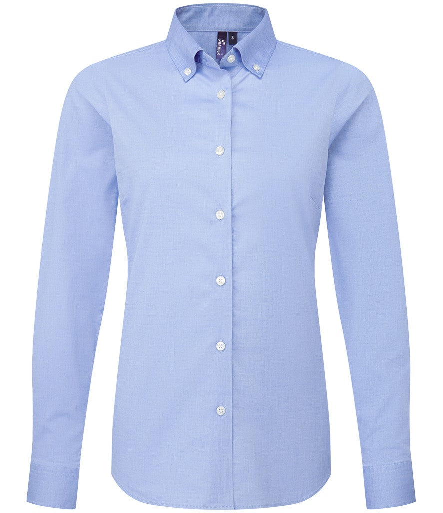 Ladies Supreme Long Sleeve Oxford Shirt