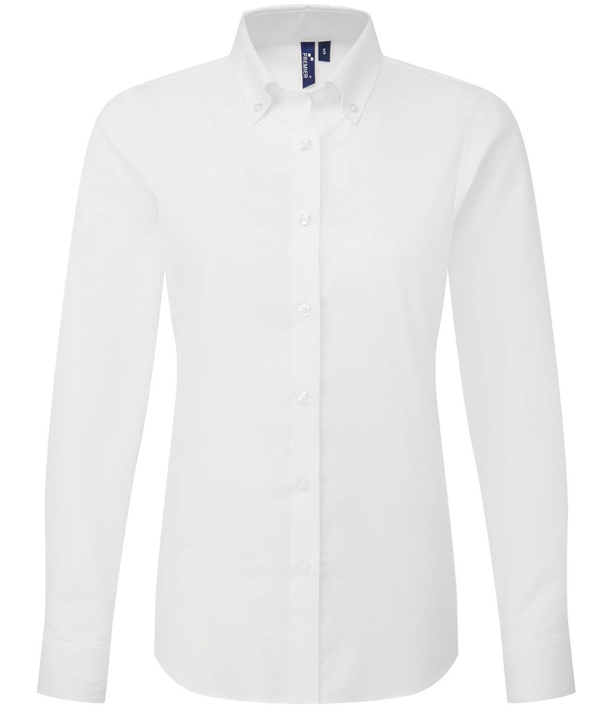 Ladies Supreme Long Sleeve Oxford Shirt