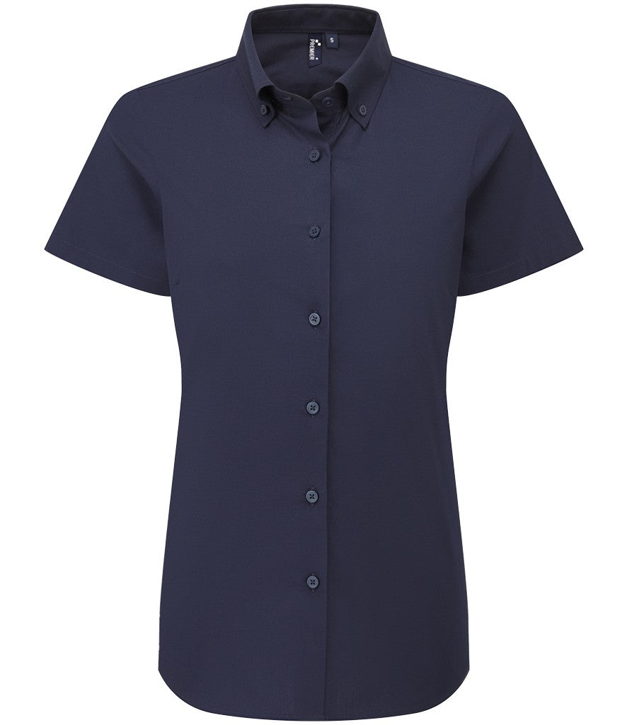 Ladies Supreme Short Sleeve Oxford Shirt