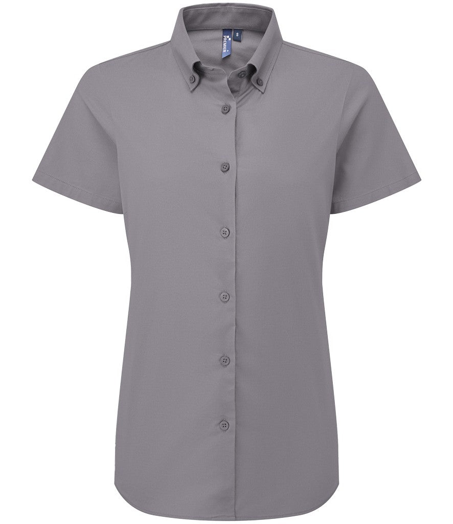Ladies Supreme Short Sleeve Oxford Shirt
