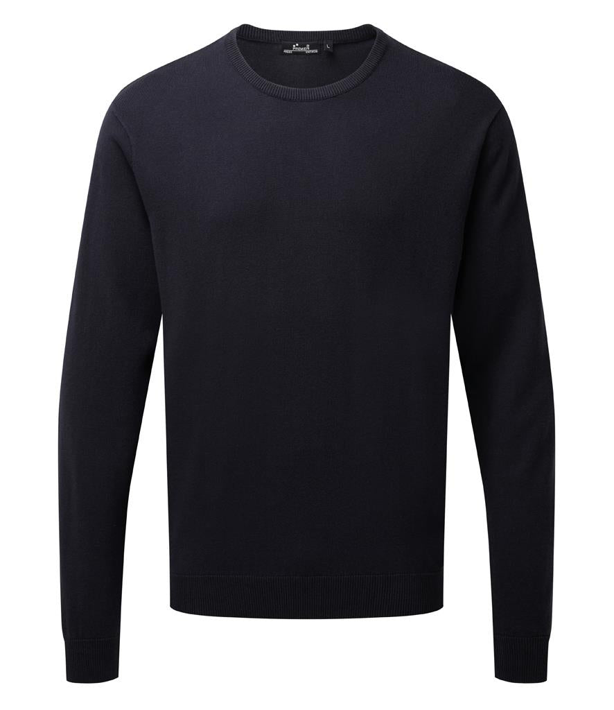 Cotton Rich Crew Neck Sweater