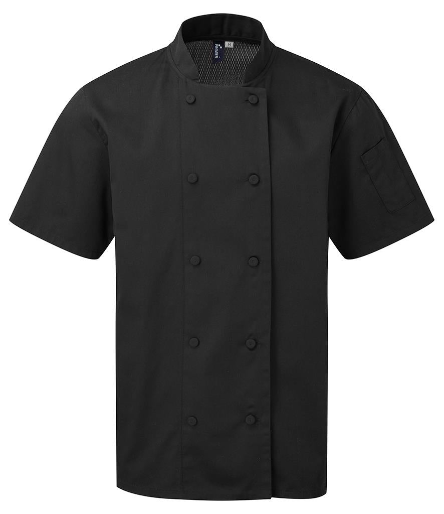 Coolchecker® Short Sleeve Chef's Jacket