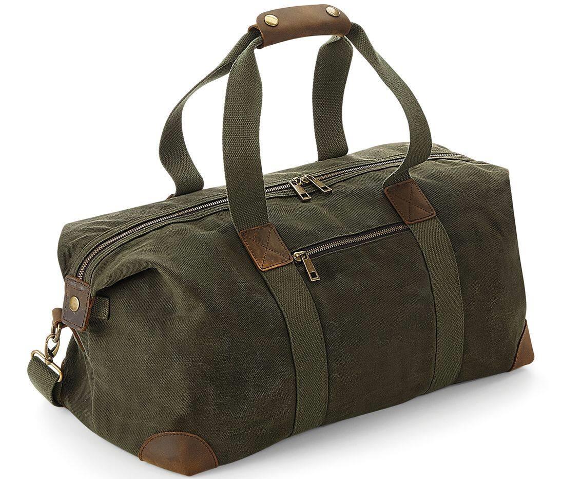 Quadra Heritage Waxed Canvas Holdall
