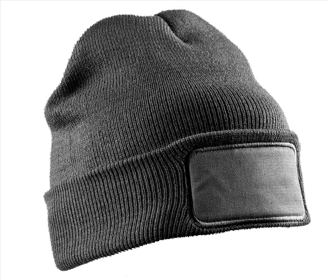 Result Recycled Double Knit Printers Beanie