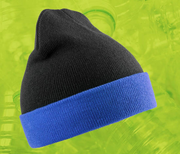 Result Recycled Black Compass Beanie