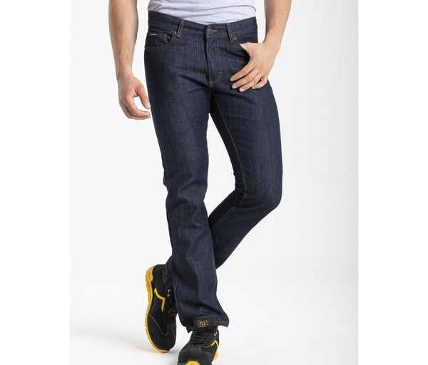 Rica Lewis Men's Washed Straight Leg Fit Jeans