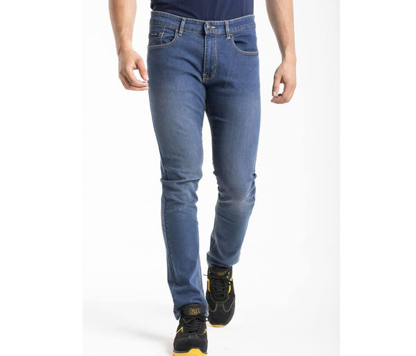 Rica Lewis Men's Stone Fitted Jeans