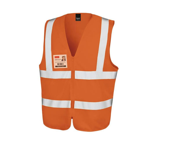 Result Zip I.d Safety Tabard