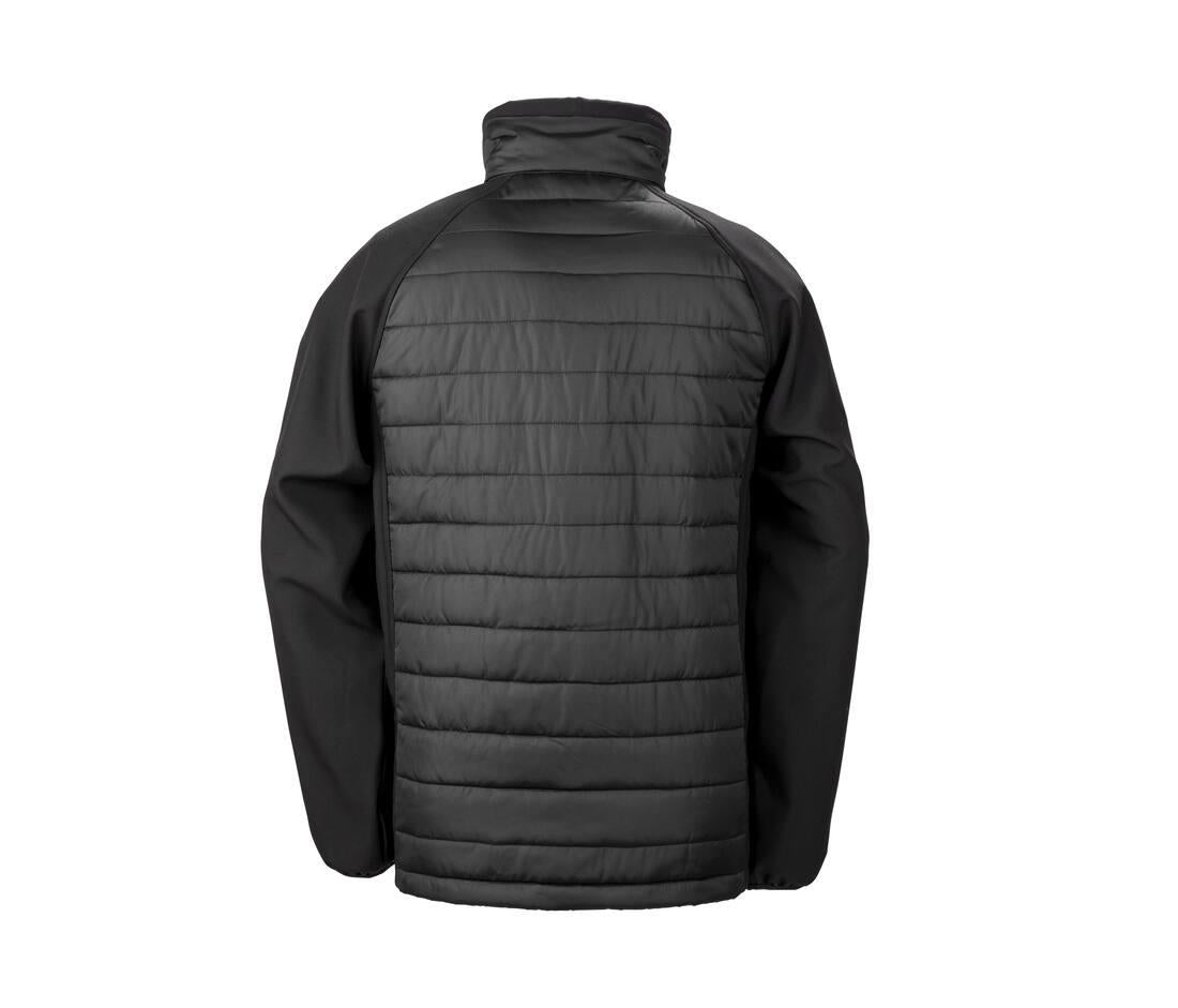 Result Black Compass Padded Softshell Jacket