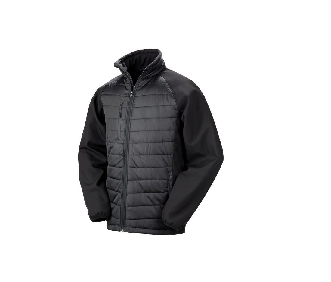 Result Black Compass Padded Softshell Jacket