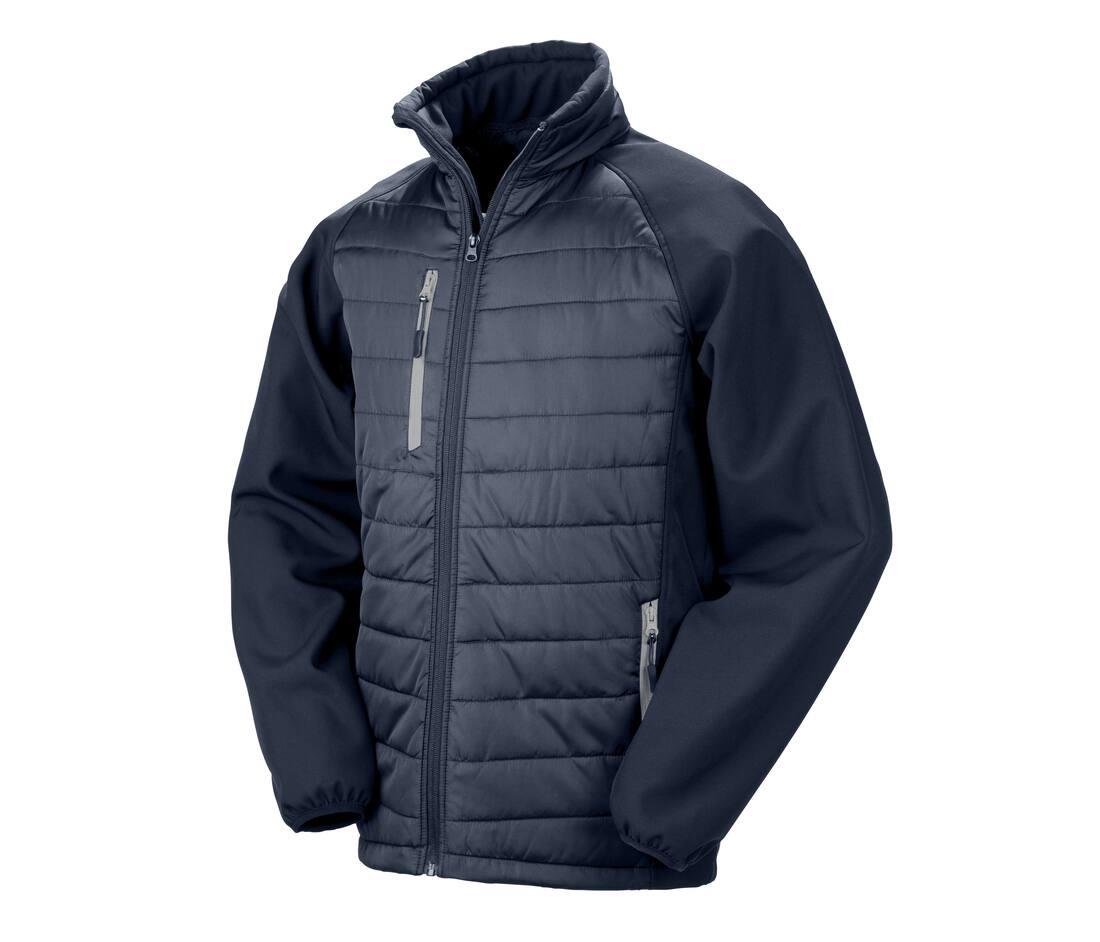 Result Black Compass Padded Softshell Jacket