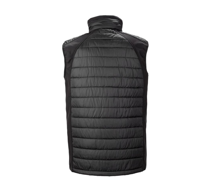 Black Compass Padded Softshell Gilet