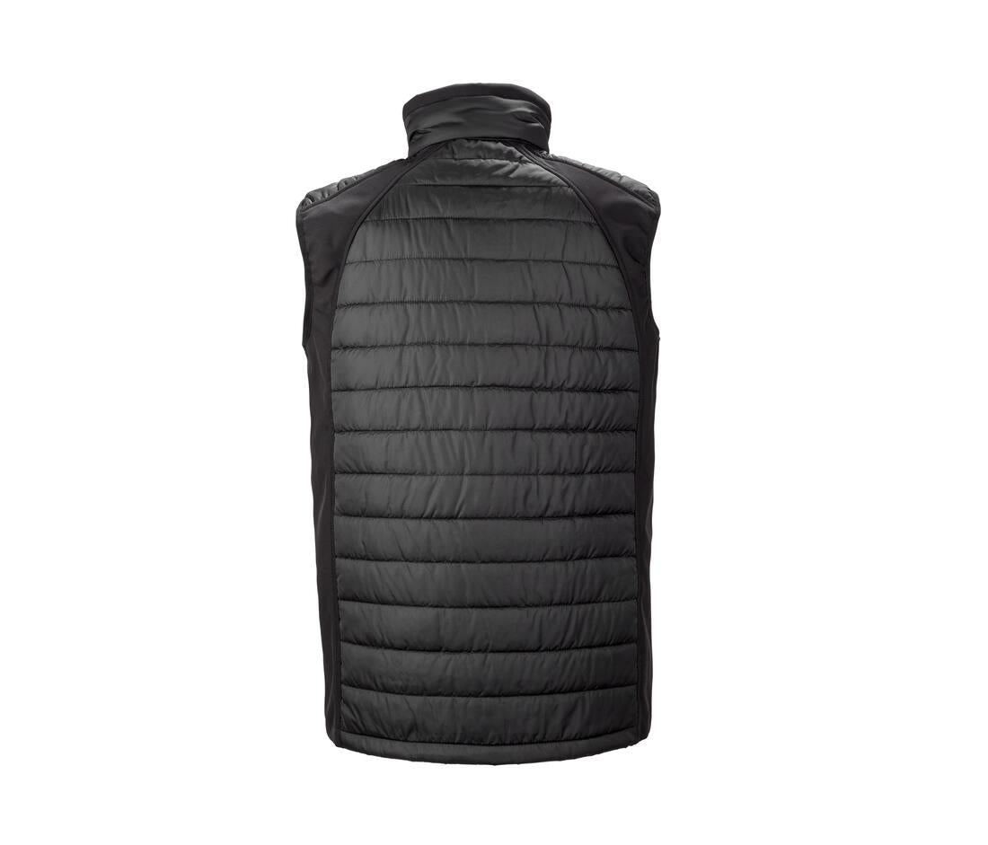 Result Black Compass Padded Softshell Gilet
