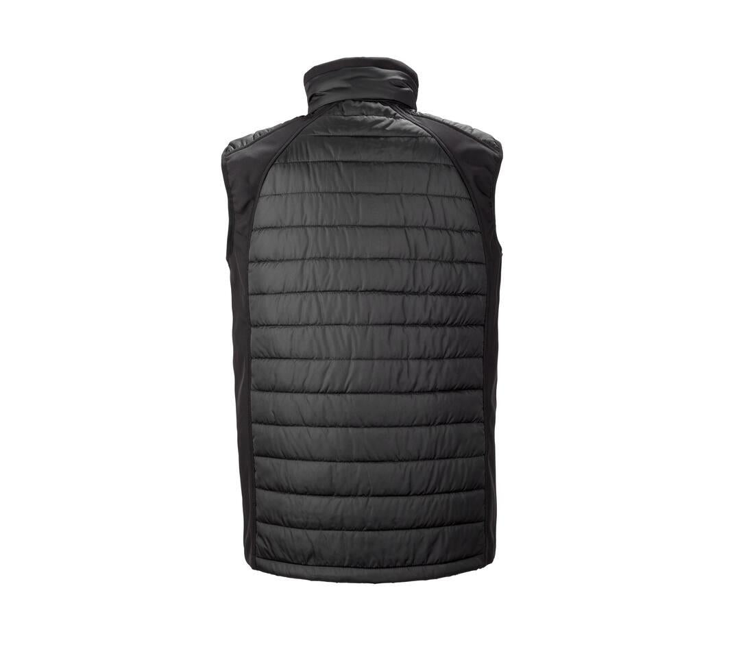 Result Black Compass Padded Softshell Gilet