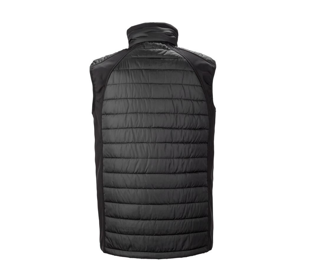 Result Black Compass Padded Softshell Gilet