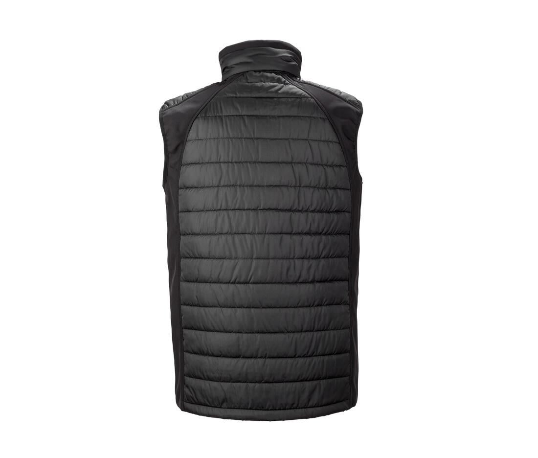 Result Black Compass Padded Softshell Gilet