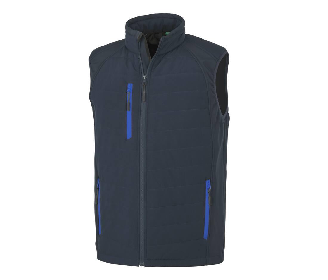 Result Black Compass Padded Softshell Gilet