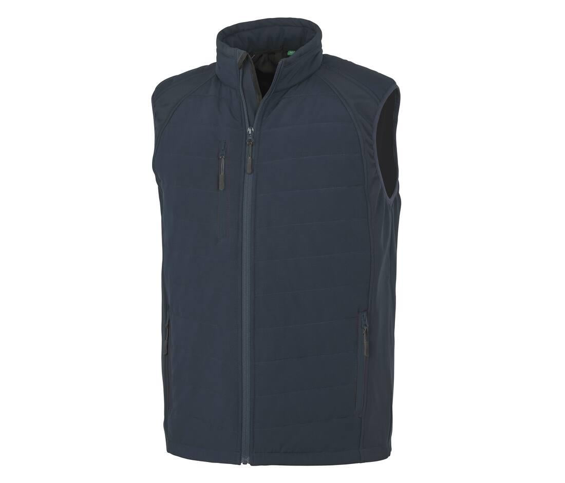 Result Black Compass Padded Softshell Gilet