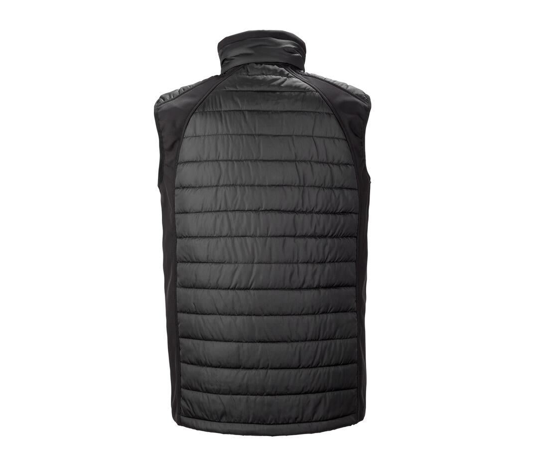 Result Black Compass Padded Softshell Gilet