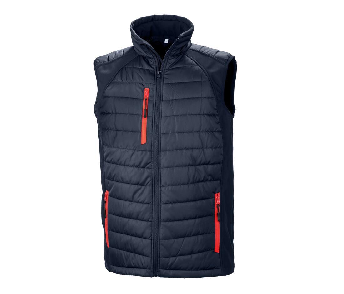 Result Black Compass Padded Softshell Gilet